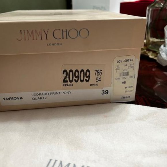 Jimmy Choo Leopard Print Nova Platforms Slingbacks size 39 - Picture 8 of 10